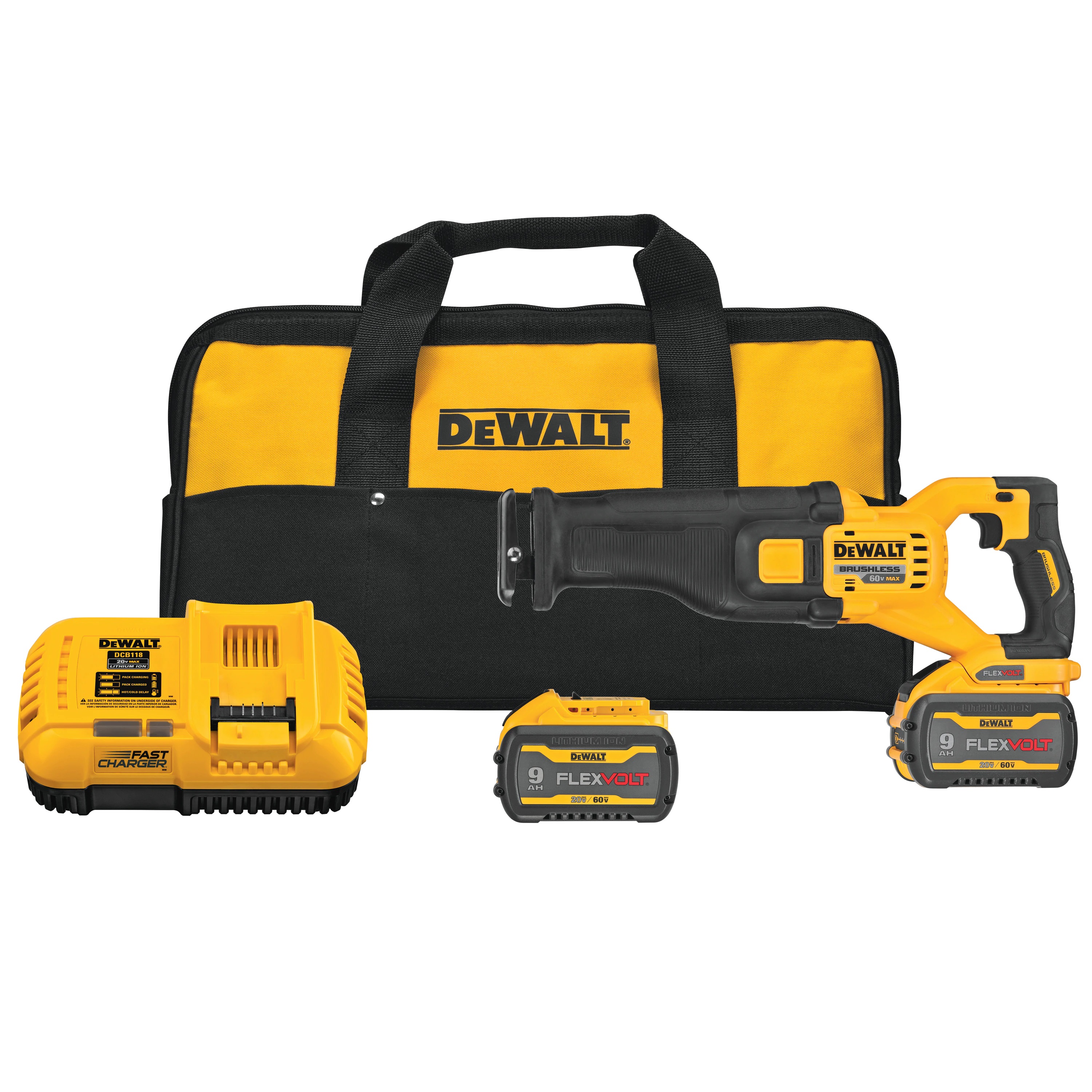 Cordless Reciprocating Saw Kit - FLEXVOLT® 60V MAX* Brushless - Saws